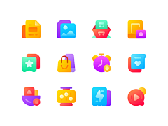 木易yanga采集到UI_面性图标