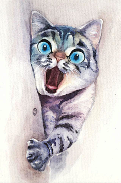 色纂色采集到插画-卡通