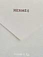 视觉快讯| Hermès : 邀请函与装帧(01) - 小红书