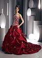中国红婚纱 你必不可少的选择-婚纱礼服-图库频道-久久结婚网