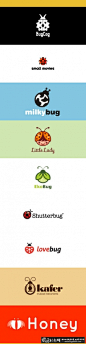 瓢虫LOGO设计灵感元素 瓢虫标志设计元素 瓢虫标志灵感 瓢虫LOGO元素 瓢虫商标图标网