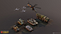 WCRA Mobile Art, Mat Burbank : WAR COMMANDER: ROGUE ASSAULT - Low Poly RTS Vehicles and Building artwork. UI Assets. 

War Factory, Oil Producer, and Global Ops had existing models that I was tasked to re-design and re-texture. All other assets designed/ 