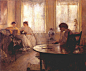 Edmund Charles Tarbell - 22 artworks - painting : Edmund Charles Tarbell lived in the XIX – XX cent., a remarkable figure of American Impressionism. Find more works of this artist at Wikiart.org – best visual art database.