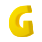 G 数字 字母 PNG 建模 3d blender
