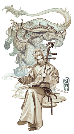 C私勿语采集到插画2