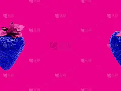 草莓无缝照片图案
