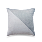 包邮CHICBOUTIQUE简约北欧创意纯色对角拼接方形抱枕沙发靠垫-淘宝网