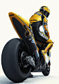 Moto GP Keyart : Keyart and supporting publicity art from Moto GP game series for THQ & Capcom
