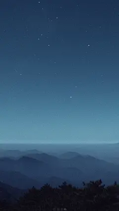 惟愿你，
心体澄澈无尘，星月挂满长空。 
十一月，新手机壁纸，送你们。 ​​​​