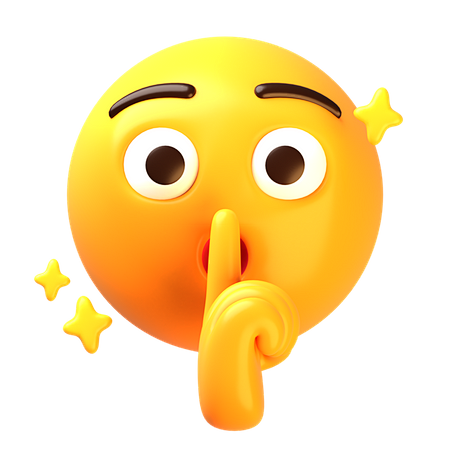 PNG素材：嘘脸表情符号
