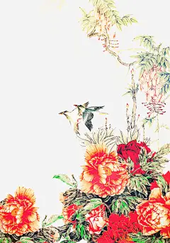 中国画高清素材 中国画 中国风 牡丹画 免抠png 设计图片 免费下载