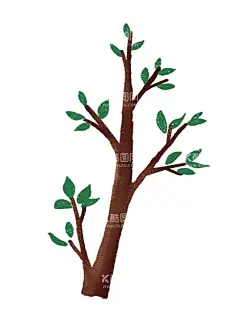 手绘树枝  - 源文件下载【酷图网】树枝,手绘树枝,绿色树枝,树,简笔树枝,