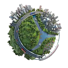 地球 绿化 城市 其他元素免抠png图片壁纸
