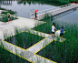 Project Tianjin Qiaoyuan Wetland Park  Designer: Turenscape  Location: Tianjin City, China  Through Regenerative Design and by changing landforms, the natural process of plant adaptation and community evolution is introduced to transform a former deserted