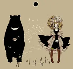 【插画】日本插画师Yurakuru的黑童话插画_看图_动漫帝国吧_百度贴吧