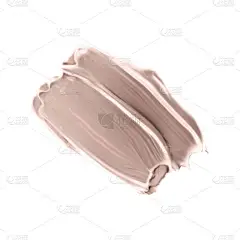 化妆苍白的基础笔触和污迹纹理