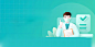 医生健康评估插画banner