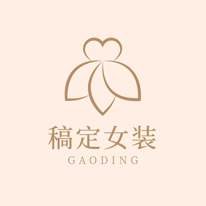 简约电商服饰箱包女装店标店铺品牌宣传LOGO素材-花瓣网