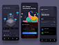 UI for bitcoin ux finace work mobile design colors bitcoin