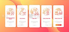 带有概念的冬季假期想法出现在手机应用页面上