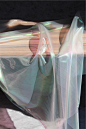 绿光微粉网纱蕾丝进口透视七彩镭射服装布料连衣裙设计师幻彩面料-淘宝网