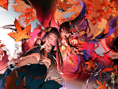 有点高原红采集到阴阳师插画