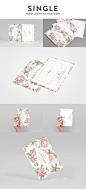 Card Mockup ; Single & Bi-fold by Faridz Design Suite on Creative Market