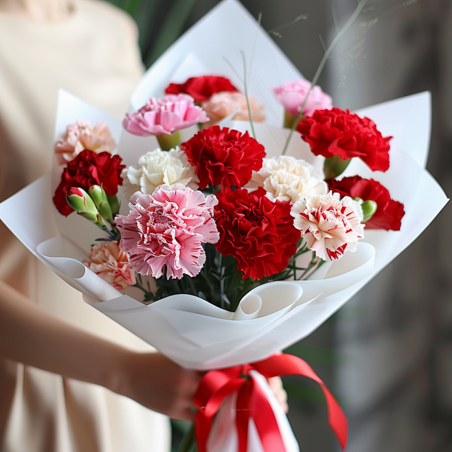 简约花朵花束素材图AI图