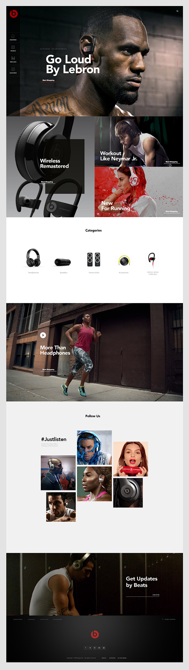 Beats by Dre website