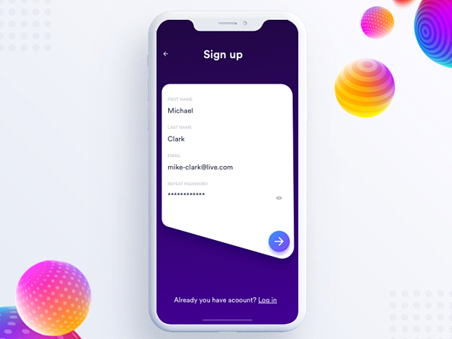 Signup Screen