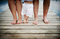 Family feet on pier by Jozef Polc on 500px