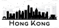 城市天际线,黑白图片,人,地形,白色,绿色,黑色,旅途,剪影