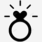 结婚戒指黄金珠宝图标 免费下载 页面网页 平面电商 创意素材