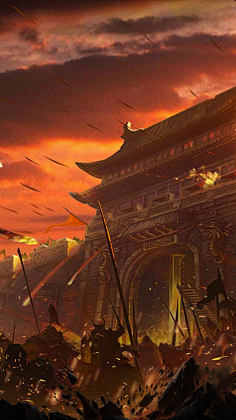 com古代战争海报psd分层背景图191光源酱采集到历史仙侠无人采集wd.