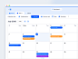 Calendar View – HIPA Cloud clean web app modern tool toggle view interactive cutomizable saas air table work table tags view calendar minimal ux ui