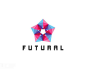 Futural的LOGO完完全全是抽象的，却给人一种现代和未来的感觉，使它成为基于这家公司名称的一个绝佳选择。