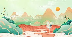 国潮背景  - 源文件下载【酷图网】国潮,国潮背景,中国风,中国风背景,国潮山水背景,国潮山水,山水背景,手绘山水背景,云雾缭绕,山雾,云雾,山水画背景墙,国潮包装,包装插画,包装盒背景,山水,意境山水,群山,山雾缭绕,中式国潮山水,中国风国潮,
