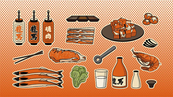 VI | 这家烧肉品牌的设计，日式风情满...