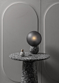 Indirect light terrazzo table lamp 8 | Table lamp by Bentu Design