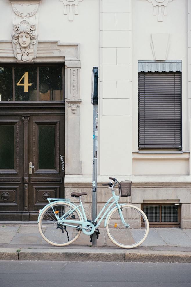 blue city bike parke...