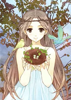 二次元 壁纸 动漫 插画 唯美 意境 精致 头像 少女