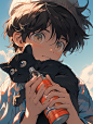 jaygardner_a_boy_holding_a_soda_can_in_the_style_of_anime-inspi_5e32bd1b-e97f-4ad2-9bf1-05ca038d2097