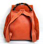 Vintage Bag GUCCI 橘色麂皮竹节双肩古董包 原创 设计 新款 2013 正品 代购  淘宝