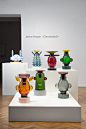 jaime hayon explores color through hand blown glass and marble in chromaticO exhibition