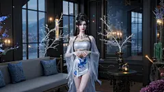 国漫女神壁纸：完美世界清漪#国漫...@木白漫剪的动态