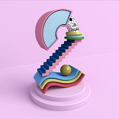 七%采集到三维  C4D 立体