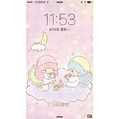 甜蜜双子星（3张）双子星手机壁纸双星仙子源文件美乐蒂壁纸素材