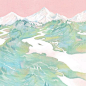 Dreamy mountains. author: Hsiao Ron Cheng: 