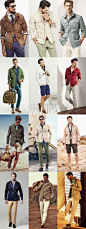 Men's Safari Jacket Outfit Inspiration Lookbook