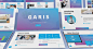 4A广告公司/设计服务机构宣传PPT模板 Garis - Graphic Design Powerpoint Template